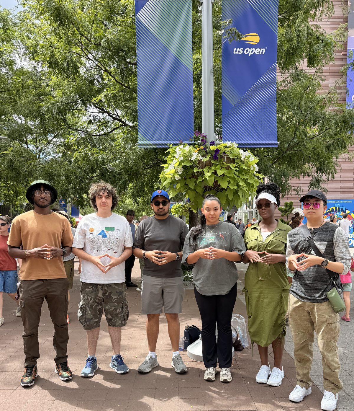 Spacelab members at the 2026 U.S. Open